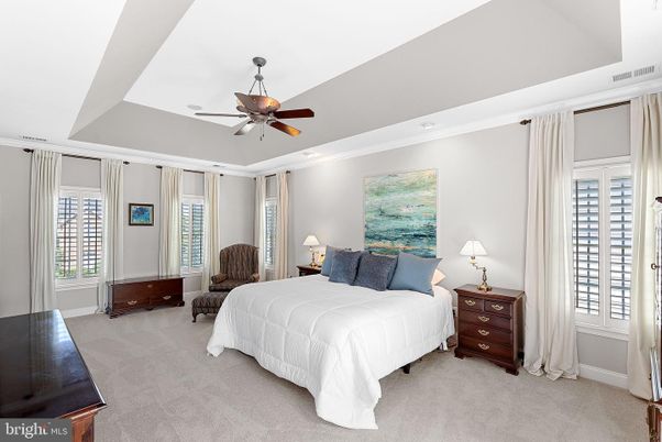 Bedroom, Interior, Recessed Lighting
