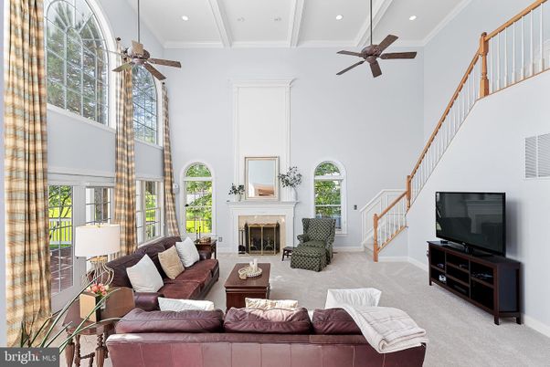Fireplace, Interior, Living room, Recessed Lighting