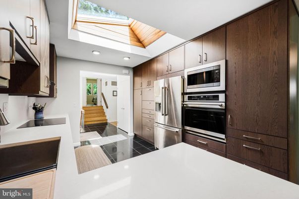 Interior, Kitchen, Recessed Lighting, Stainless Steel Appliances, Wooden Ceilings