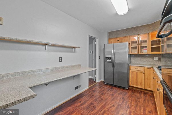 Interior, Kitchen, Wood Texture Flooring