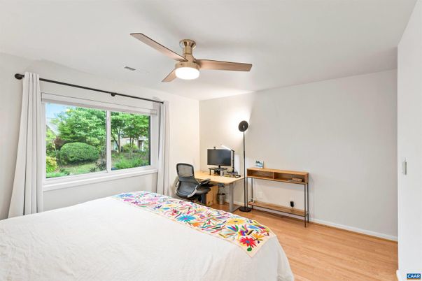 Bedroom, Home Office, Interior, Wood Texture Flooring