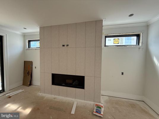 Empty room, Fireplace, Interior