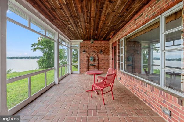 Interior, Stone Walls, Sun Room, Water, Wooden Ceilings