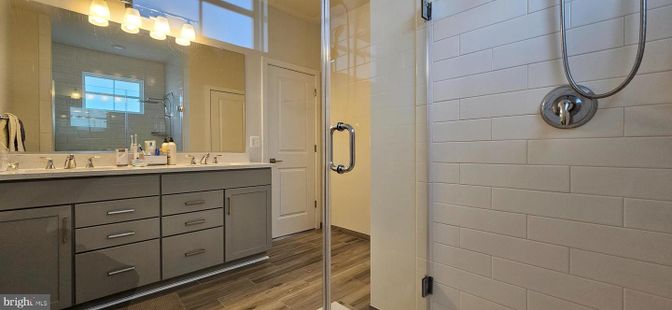 Bathroom, Interior, Wood Texture Flooring