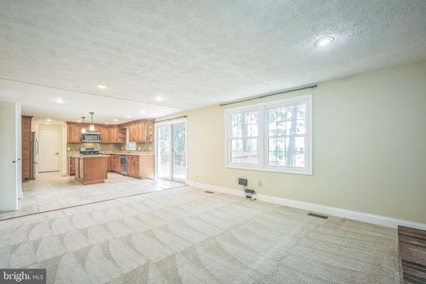 Empty room, Interior, Kitchen, Pendant Lights, Recessed Lighting