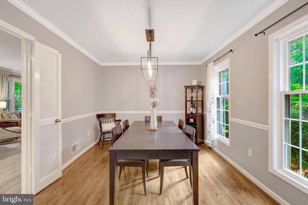 Dining room, Interior, Wood Texture Flooring