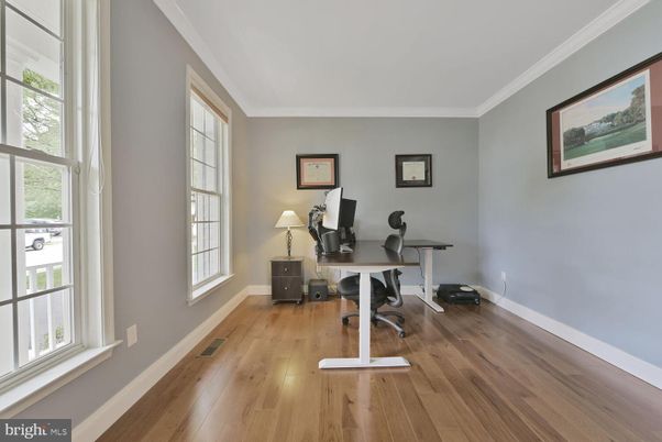 Home Office, Interior, Wood Texture Flooring