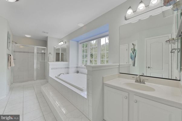 Bathroom, Dual Sink Vanities, Glass Shower, Interior