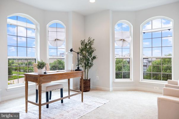 Home Office, Interior, Recessed Lighting