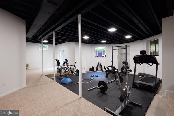 Fitness Equipment, Interior, Recessed Lighting