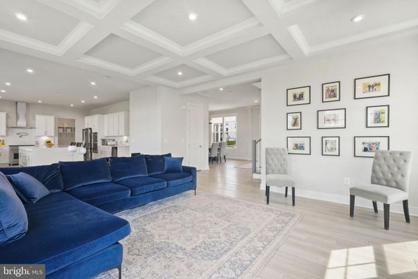 Interior, Kitchen, Living room, Recessed Lighting, Stainless Steel Appliances, Wood Texture Flooring