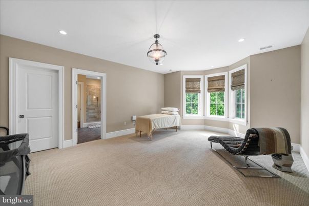 Bedroom, Interior, Pendant Lights, Recessed Lighting
