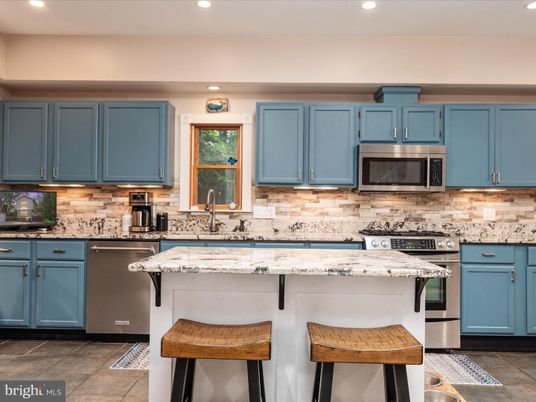 Interior, Kitchen, Recessed Lighting, Stainless Steel Appliances