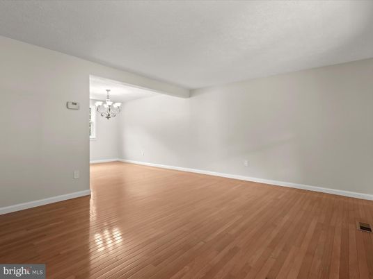 Chandelier, Empty room, Interior, Wood Texture Flooring