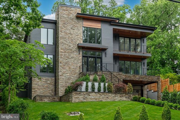 Exterior, Facade, Brick Facade, Modern