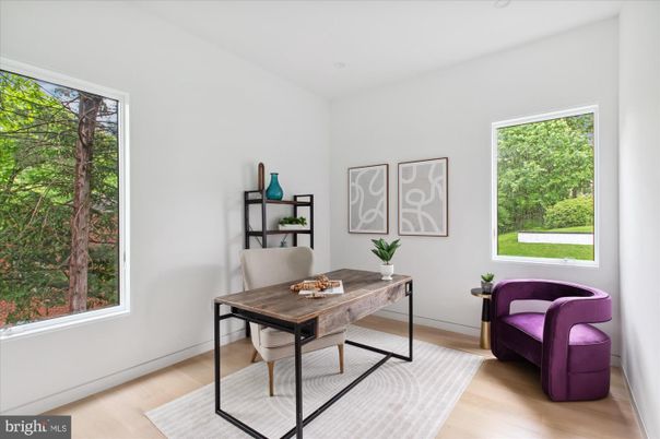 Home Office, Interior, Wood Texture Flooring