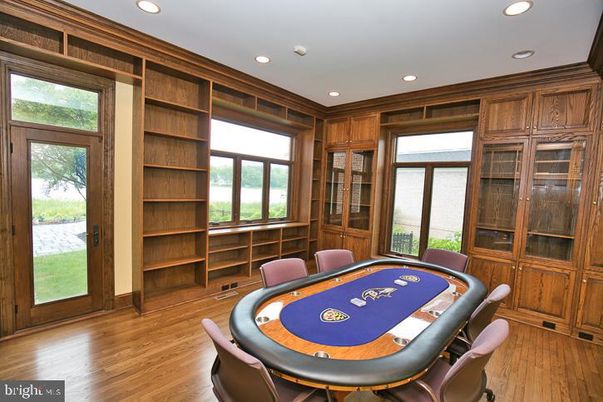 Game Room, Interior, Recessed Lighting, Wood Texture Flooring