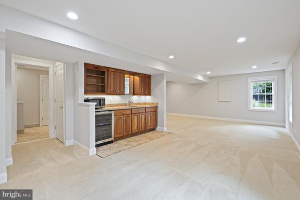 Empty room, Interior, Kitchen, Recessed Lighting