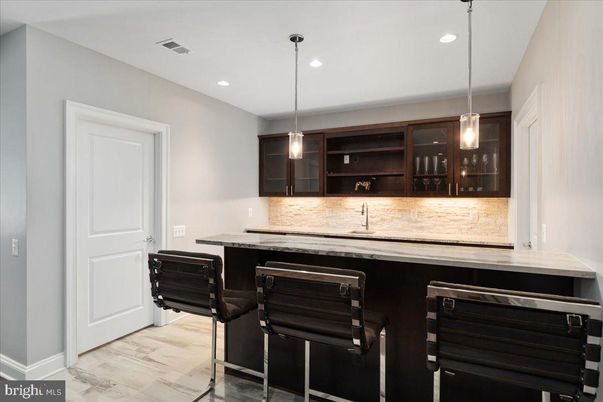 Interior, Pendant Lights, Recessed Lighting, Wood Texture Flooring
