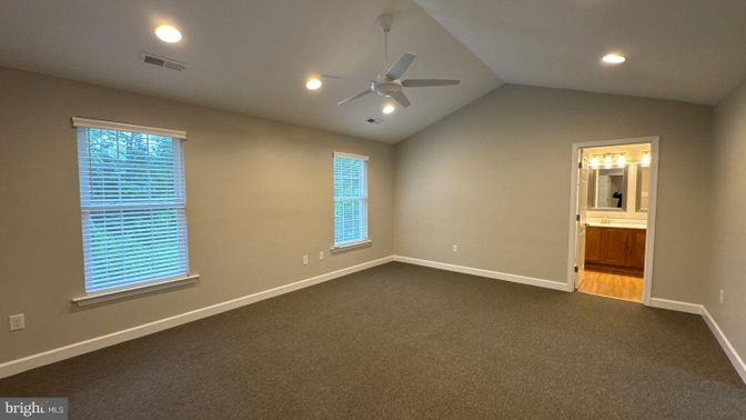 Bathroom, Empty room, Interior, Recessed Lighting