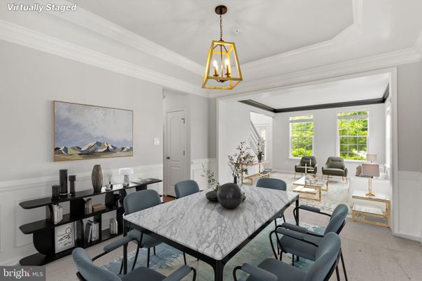 Dining room, Interior, Living room, Pendant Lights