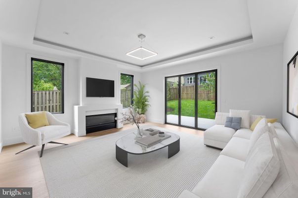 Interior, Living room, Pendant Lights, Recessed Lighting, Wood Texture Flooring