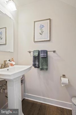 Bathroom, Interior, Wood Texture Flooring