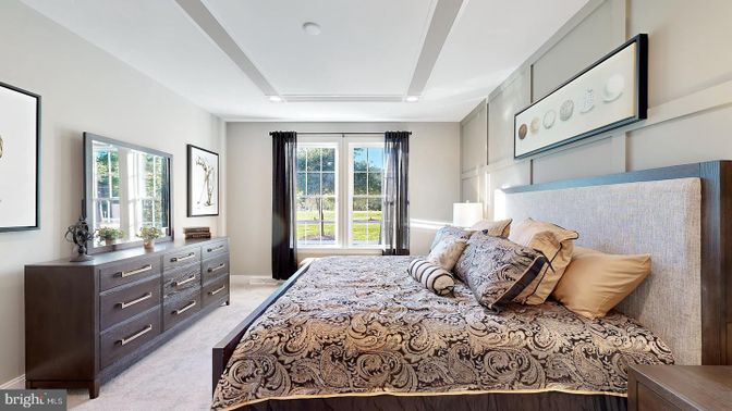 Bedroom, Interior, Recessed Lighting
