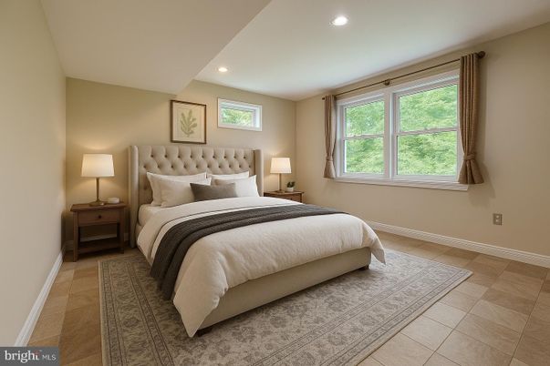 Bedroom, Interior, Recessed Lighting