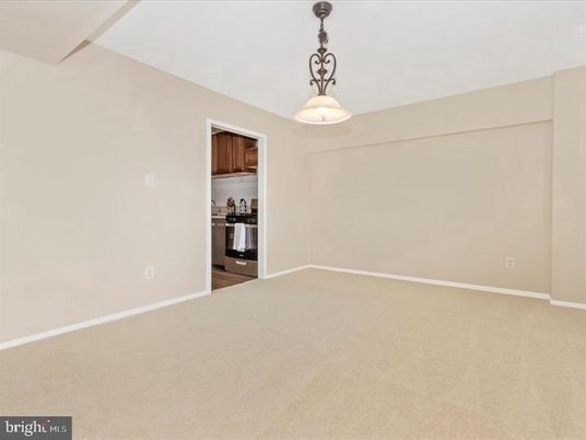 Empty room, Interior, Kitchen, Pendant Lights