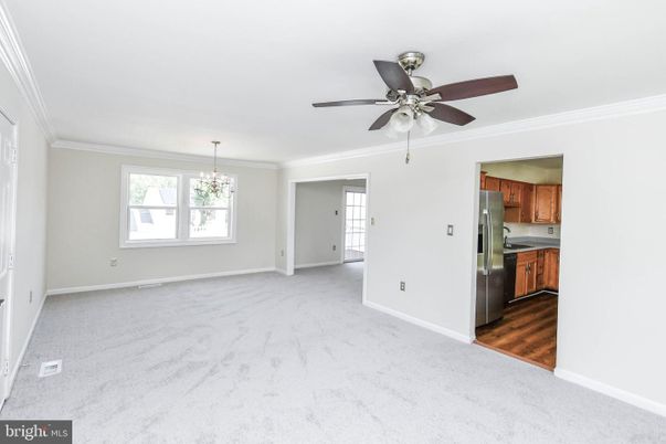 Chandelier, Empty room, Interior, Kitchen, Wood Texture Flooring