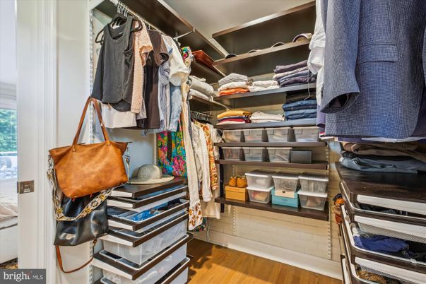 Interior, Walk-in Closets, Wood Texture Flooring