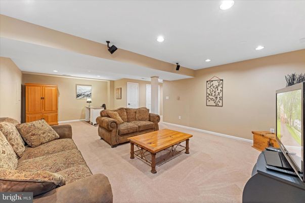 Interior, Living room, Recessed Lighting