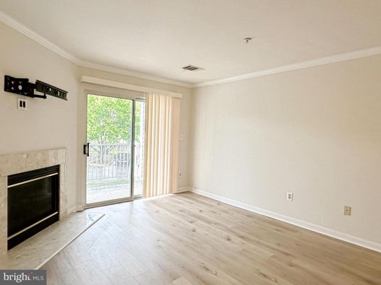 Empty room, Fireplace, Interior, Wood Texture Flooring