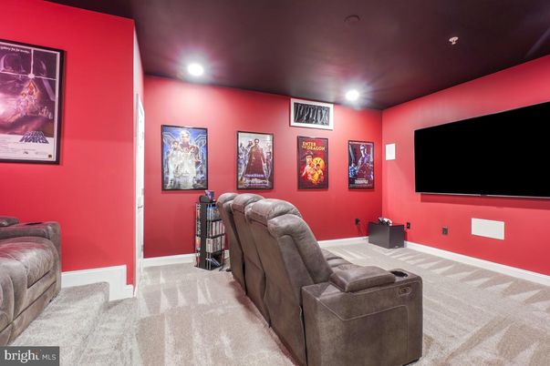 Interior, Recessed Lighting, Theatre Room