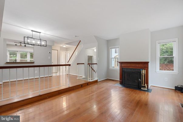 Empty room, Fireplace, Interior, Wood Texture Flooring