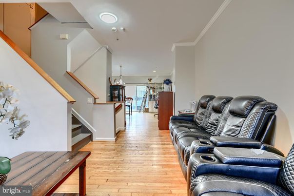Home Theatre Room, Interior, Recessed Lighting, Wood Texture Flooring