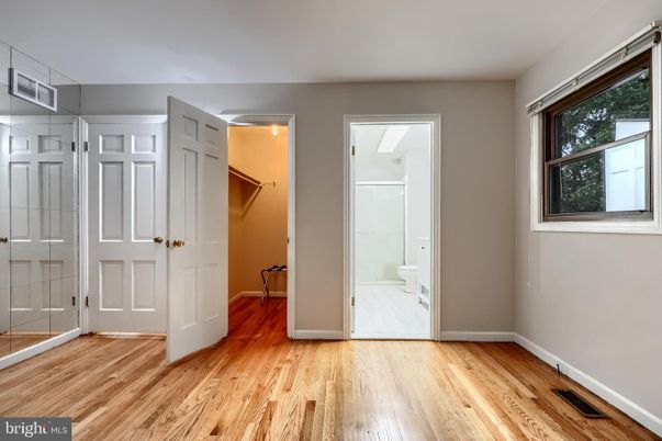Bathroom, Glass Shower, Interior, Wood Texture Flooring