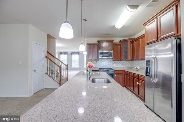 Interior, Kitchen, Pendant Lights, Stainless Steel Appliances