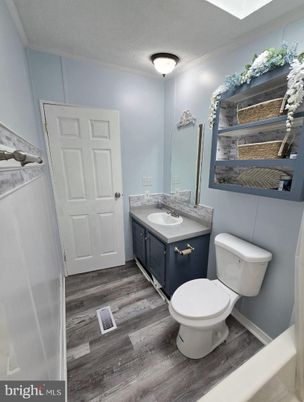 Bathroom, Interior, Wood Texture Flooring