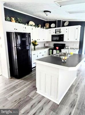Interior, Kitchen, Wood Texture Flooring