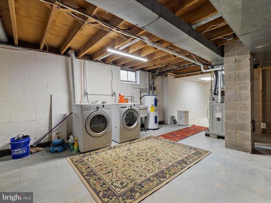 Interior, Stone Walls, Washer, Wooden Beams, Wooden Ceilings
