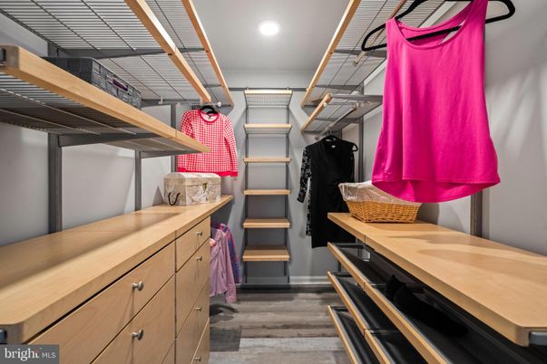 Interior, Recessed Lighting, Walk-in Closets, Wood Texture Flooring