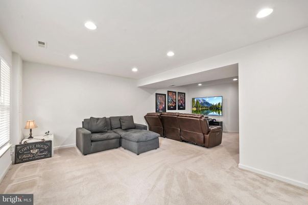 Interior, Living room, Recessed Lighting