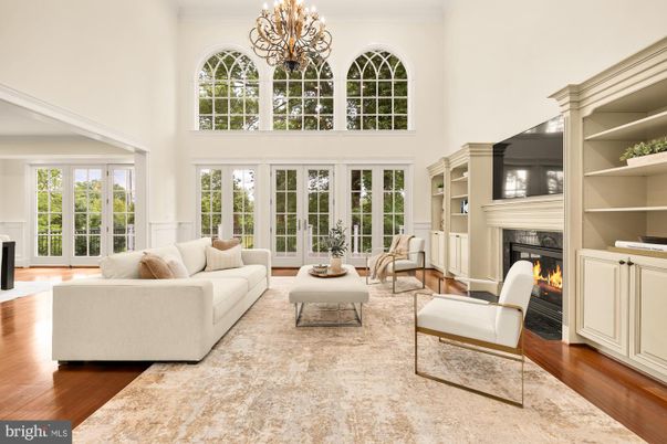 Chandelier, Fireplace, Interior, Living room, Wood Texture Flooring