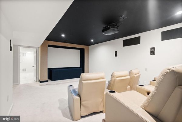 Home Theatre Room, Interior, Projection Screen, Recessed Lighting, Theatre Room