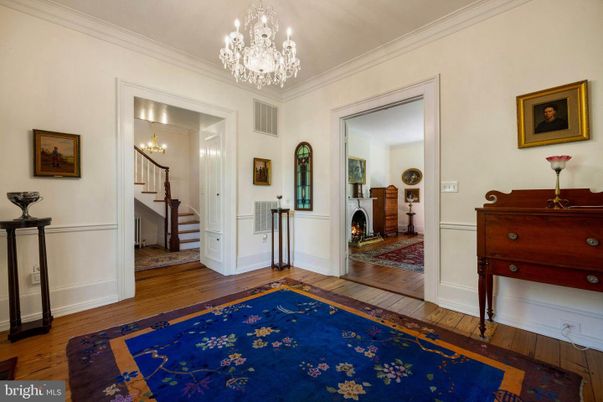 Chandelier, Fireplace, Interior, Wood Texture Flooring
