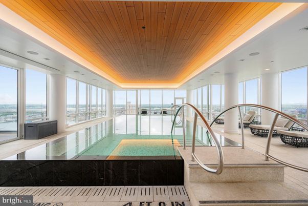 Interior, Pool, Recessed Lighting, Water, Wooden Ceilings