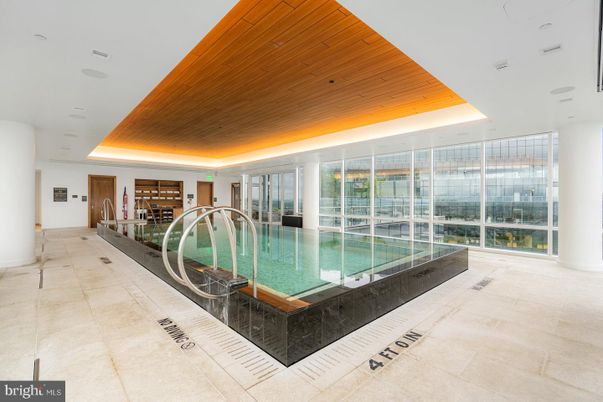 Interior, Pool, Recessed Lighting, Wooden Ceilings