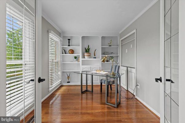Home Office, Interior, Wood Texture Flooring